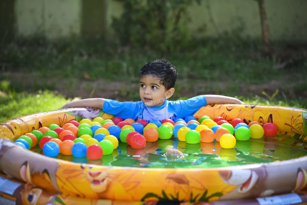 Bath-time Bliss: Aarav's Playful Soak