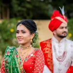 A Symphony of Love: Mansi and Monark’s Enchanting Couple Photos Showcasing Romantic Gazes