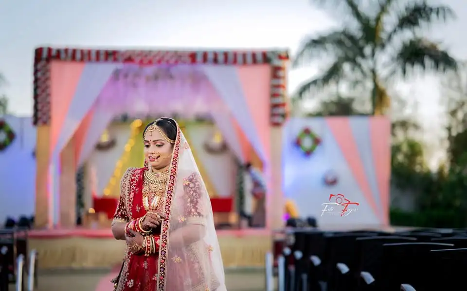 Lovely Bride Devashree at Wedding Place